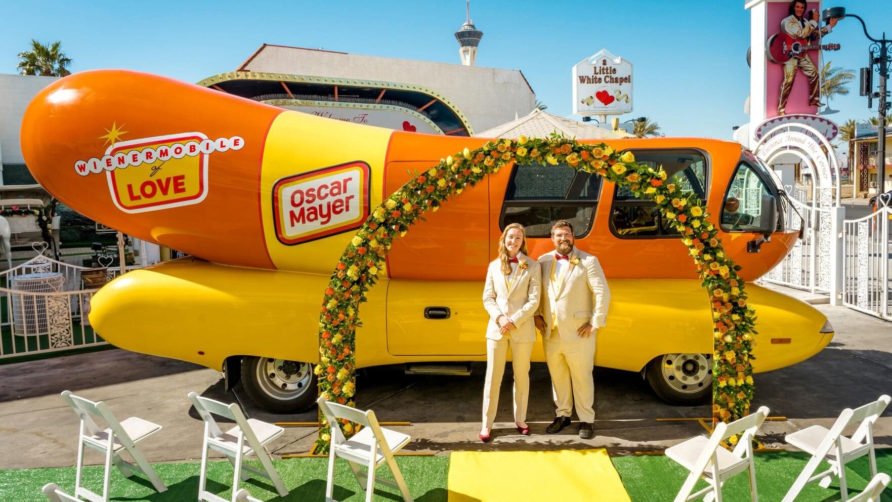 Just Linked: The Wienermobile Became a Weddingmobile for Hot Dog Lovers Last Weekend