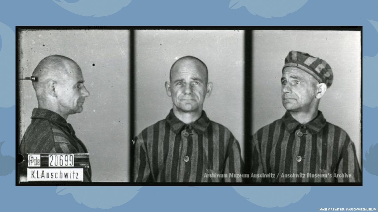 Johann Mauler, a gay German man who was imprisoned and executed at Auschwitz concentration camp for being homosexual.