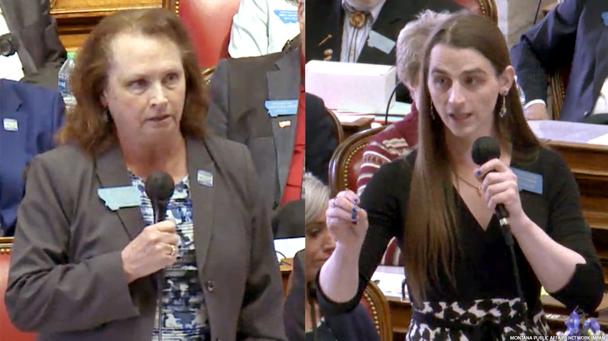 Rep. Sue Vinton and Rep. Zooey Zephyr