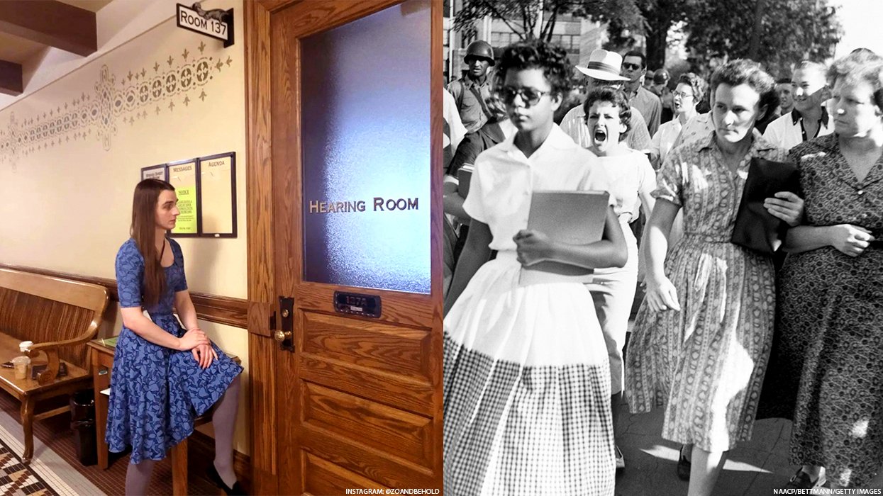 Zooey Zephyr and Elizabeth Eckford