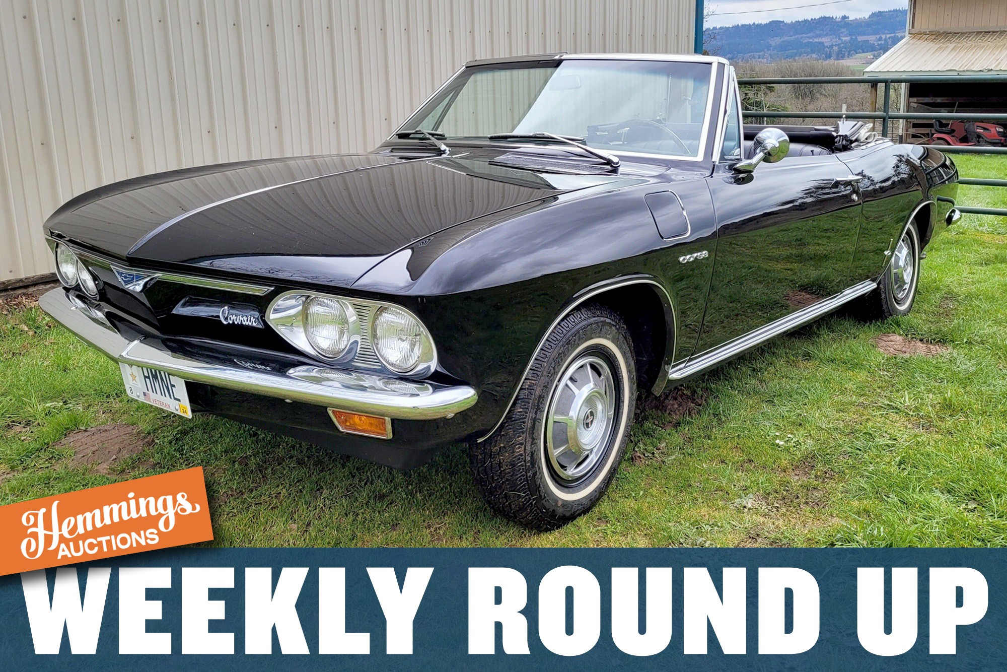 Hemmings Auctions Weekly Round Up: 1966 Chevrolet Corvair Corsa, 1991 Harley-Davidson FXDB Sturgis, 1986 Jeep CJ7