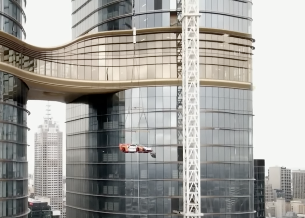 Video: McLaren Senna GTR Gets Hoisted into a 57th Floor Penthouse Worth $39 Million