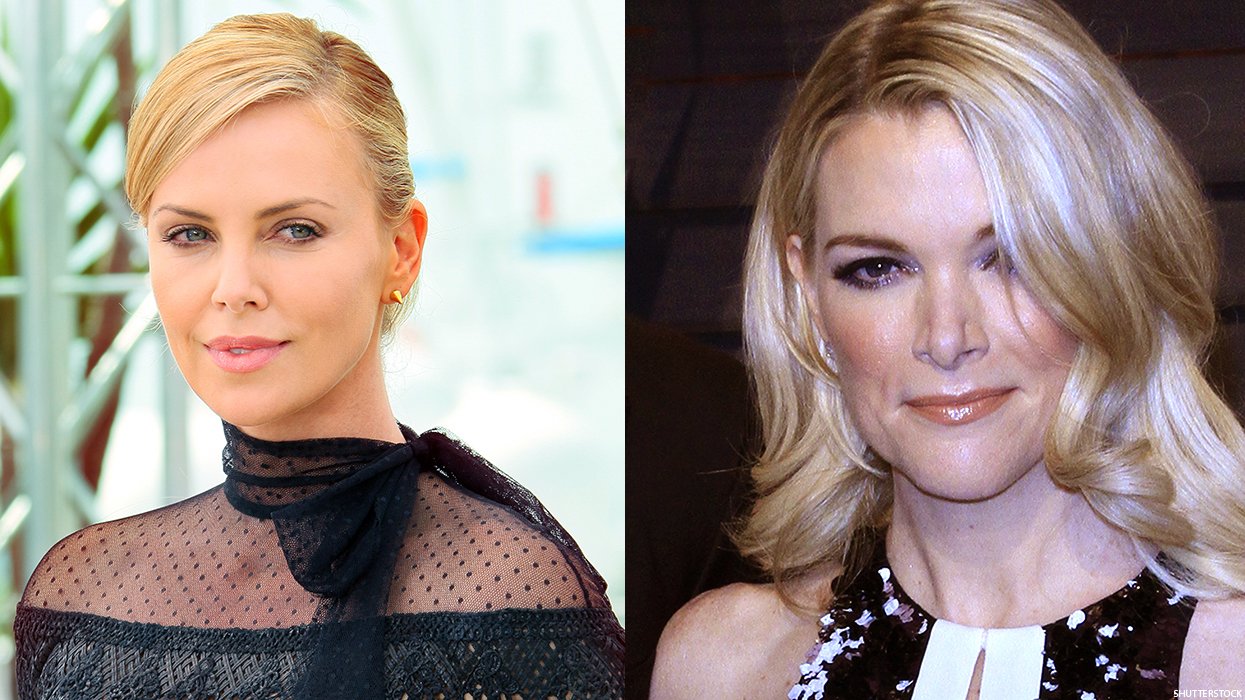 Charlize Theron and Megyn Kelly