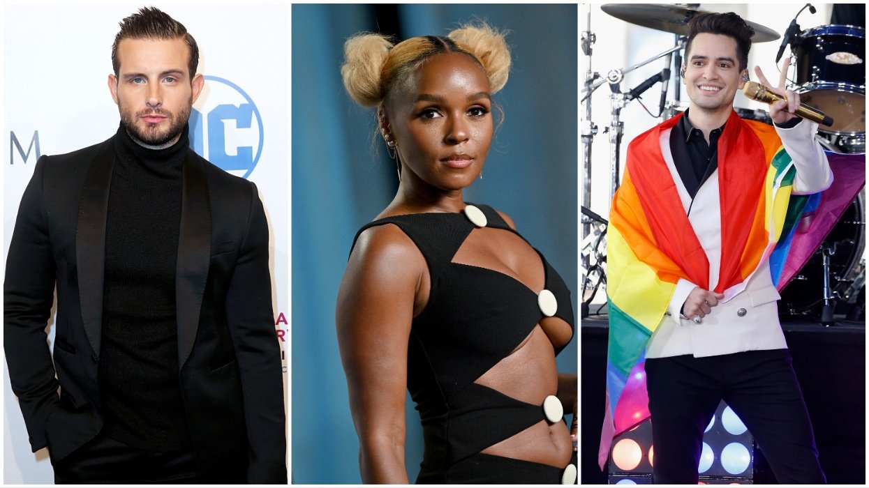 Nico Tortorella, Janelle Monáe, and Brandon Urie