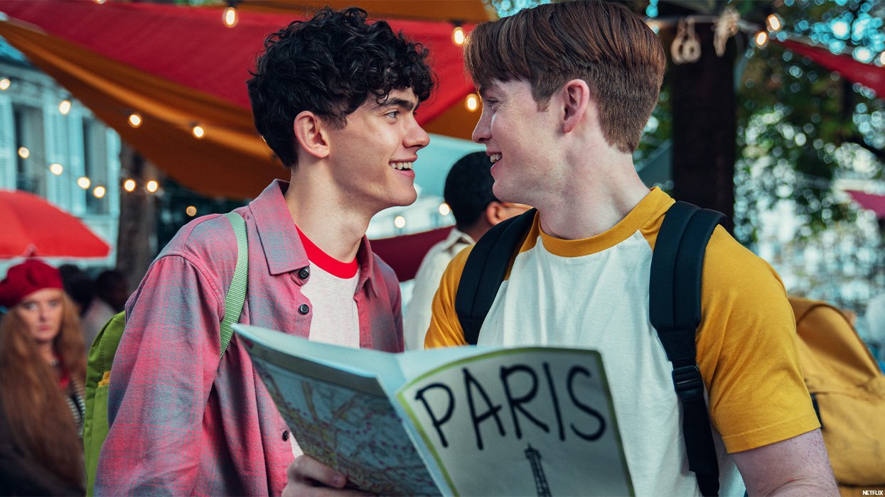 Joe Locke and Kit Connor from Heartstopper