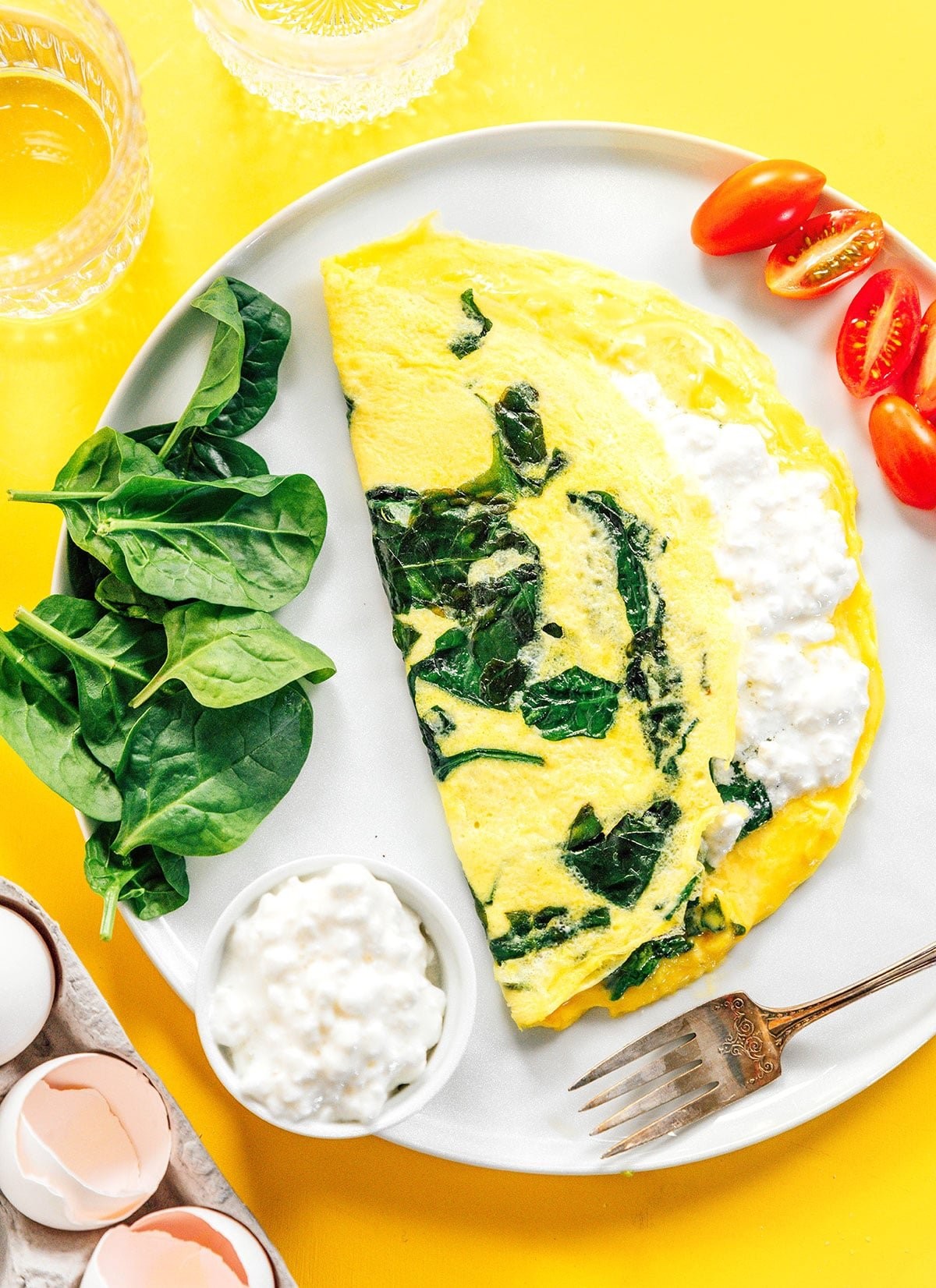 Scrambled Eggs with Cottage Cheese - FeelGoodFoodie