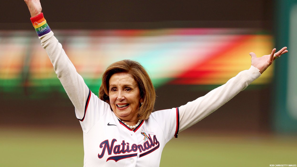 Nancy Pelosi First Pitch