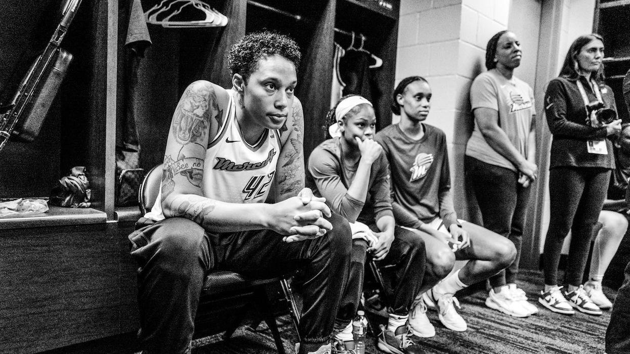 Brittney Griner and teammates