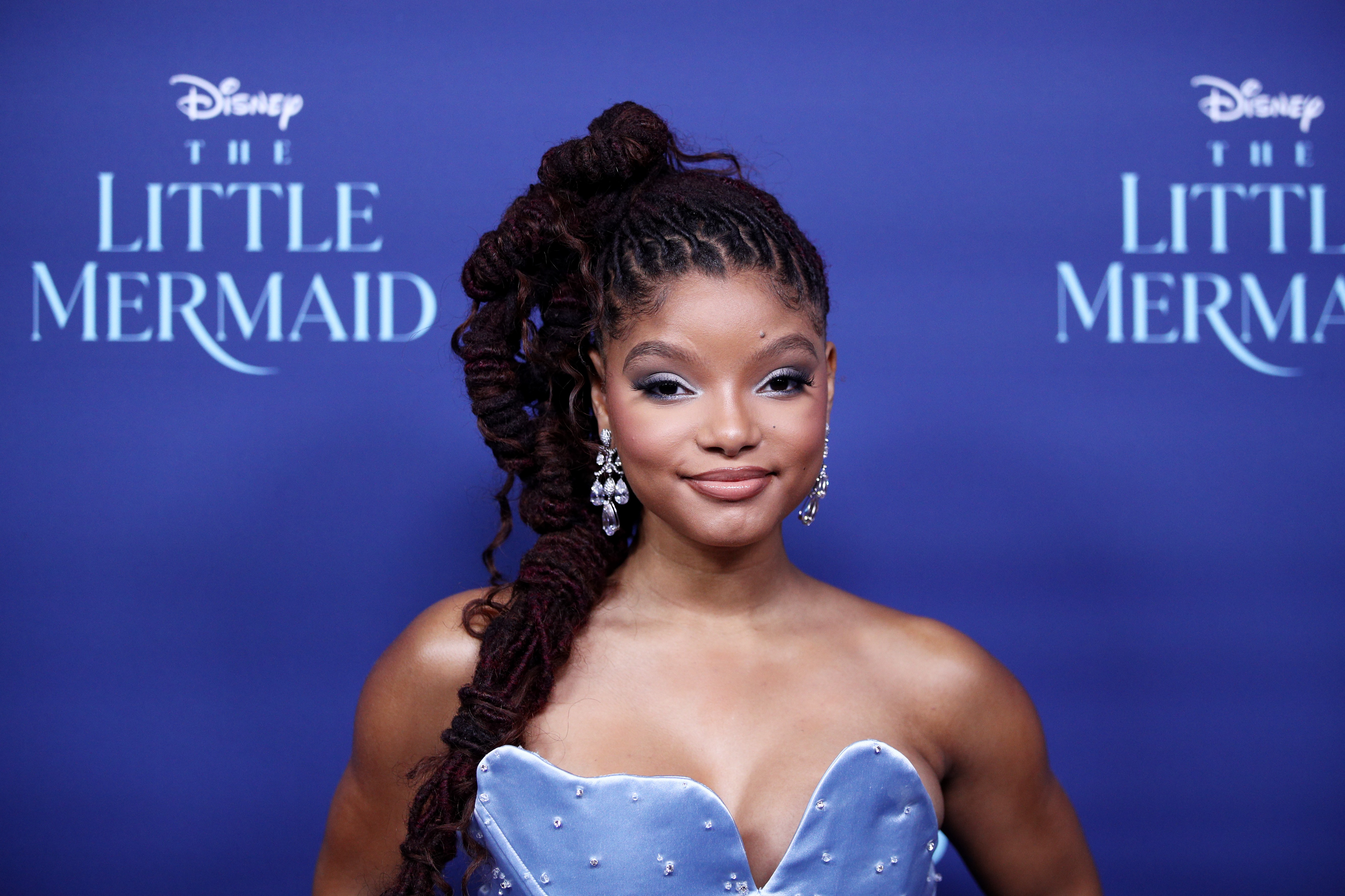 Halle Bailey says it was 'super important' for her to keep her natural hair  in The Little Mermaid