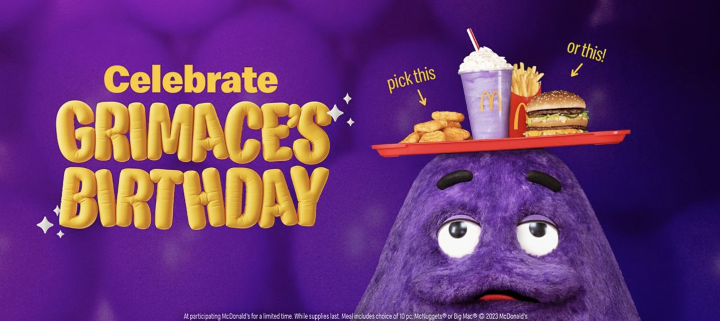 McDonald's Grimace Birthday Meal Review - HubPages