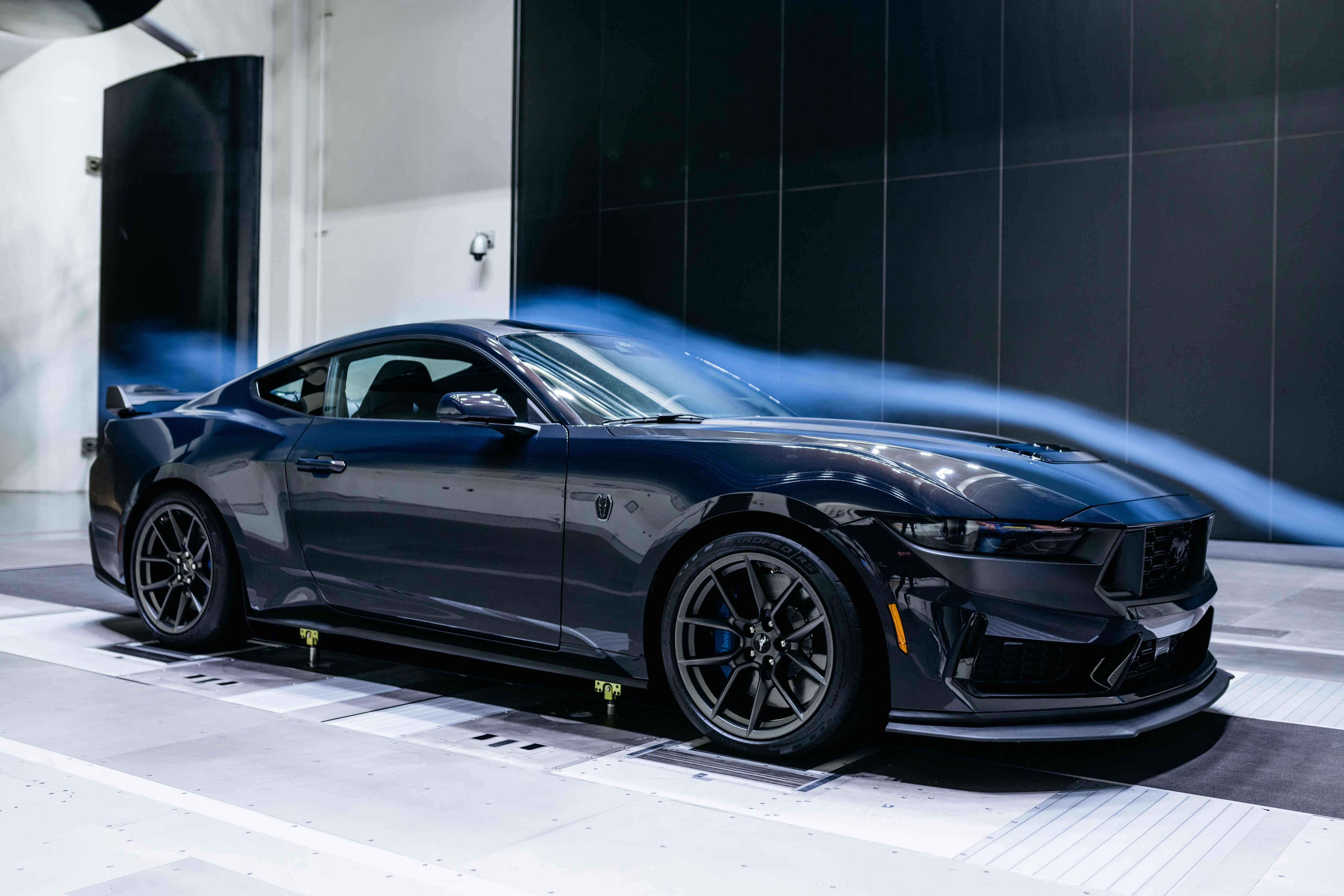 Ford's 200 MPH Wind Tunnel Gives the Mustang Dark Horse and GT3 an Edge