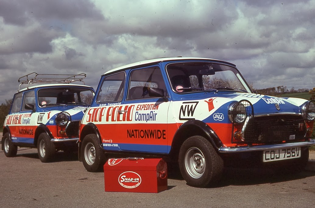 They Drove Around the World Together, and Now Two 1979 Minis Will Cross the Block Together