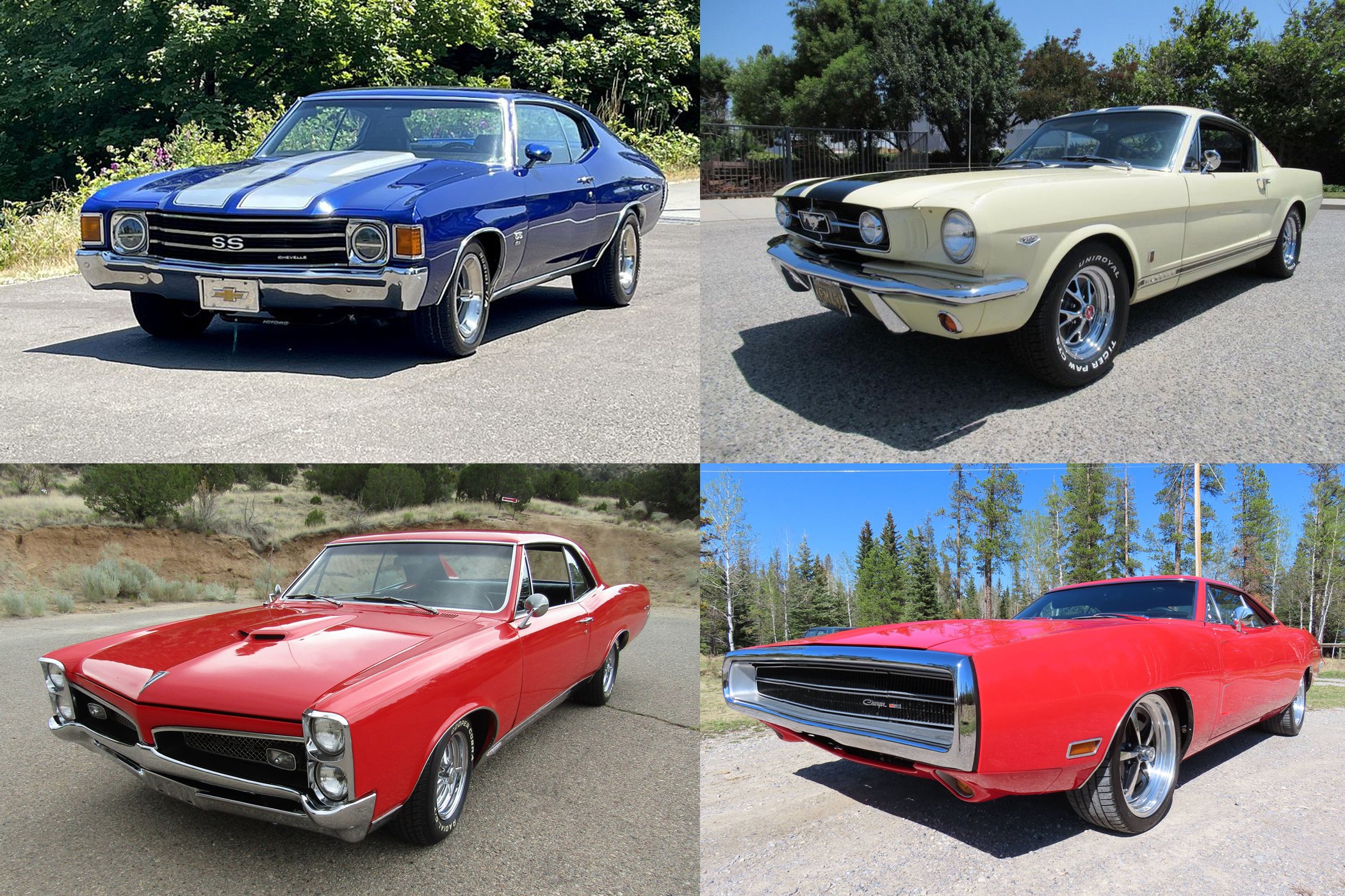 Find of the Day: Four American Muscle Cars that Define Freedom