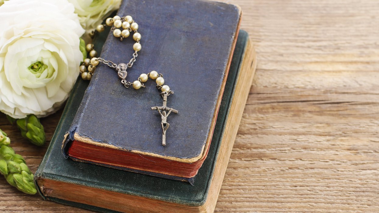 Rosary and Bible
