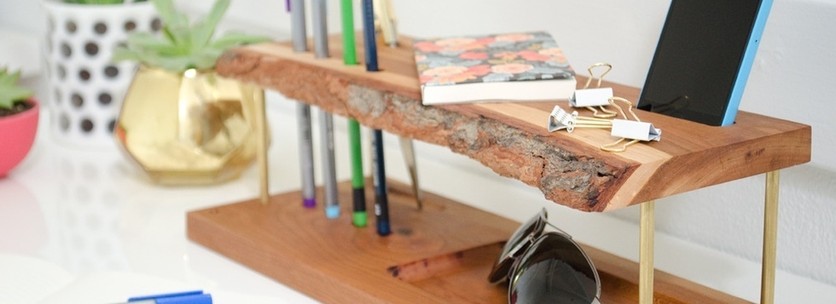 DIY desk organizers