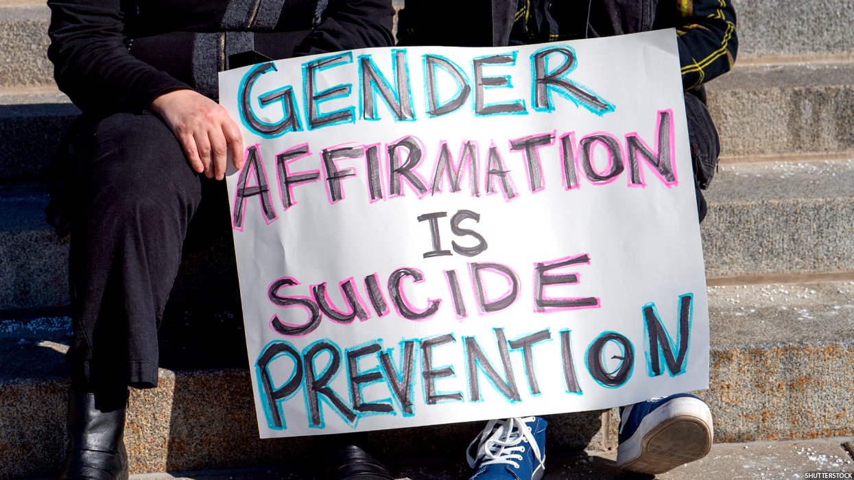 Gender Affirmation is Suicide Prevention