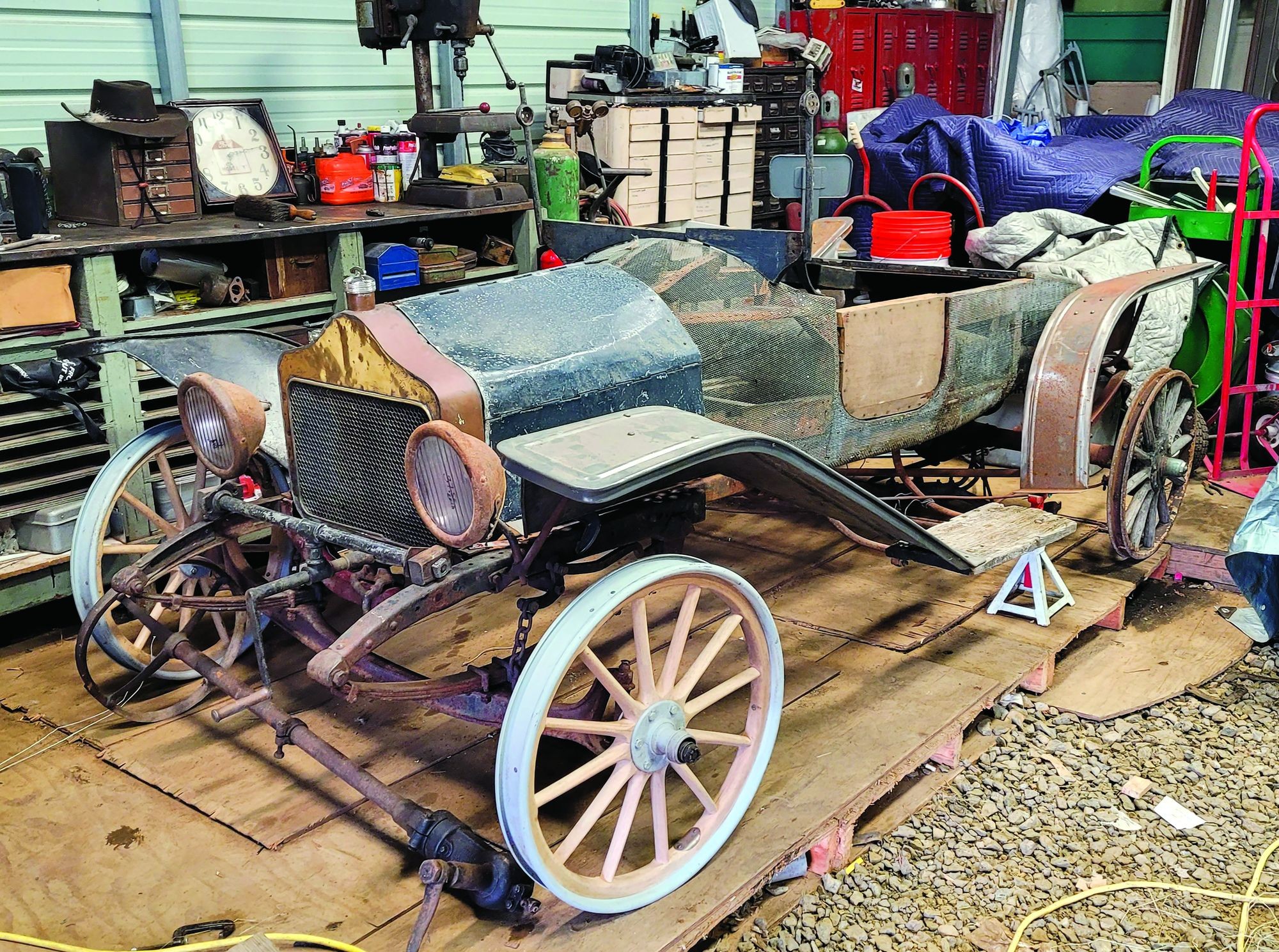This 1908 Ford Model S Speedster Is Loaded With Genius Modifications From The 1910s