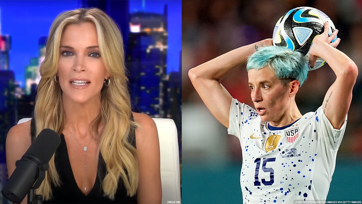 Megyn Kelly and Megan Rapinoe