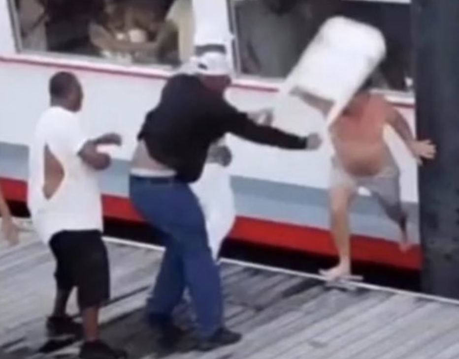 Wild Alabama riverboat brawl prompts folding chair and 'Black Aquaman' memes after footage goes viral