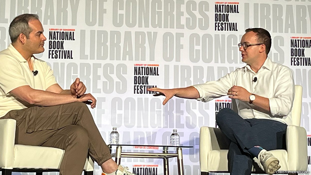 David Begnaud and Chasten Buttigieg