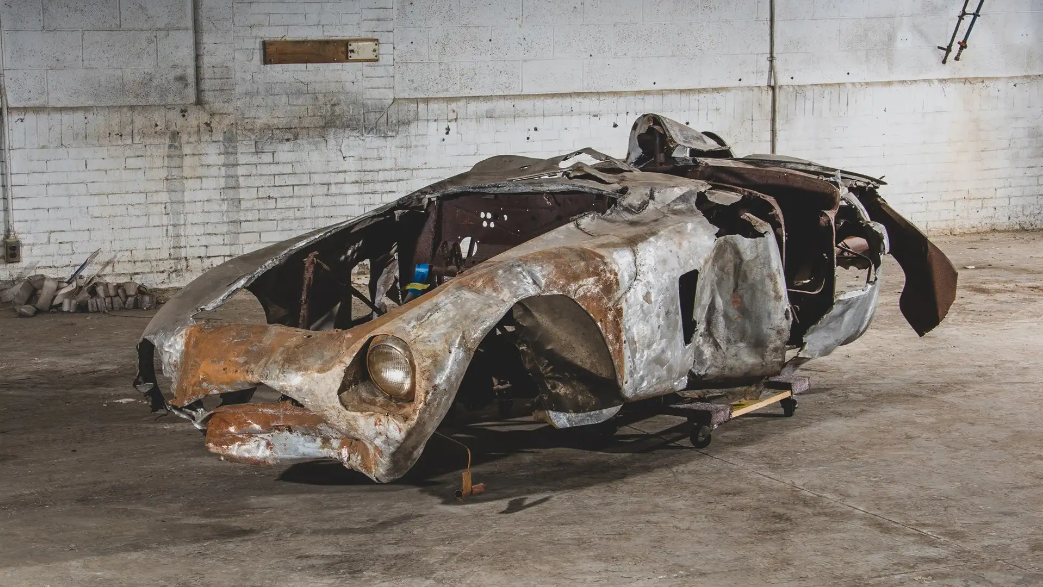 Wrecked Ferrari 500 Mondial Race Car Sold for Nearly $2 Million During Monterey Car Week