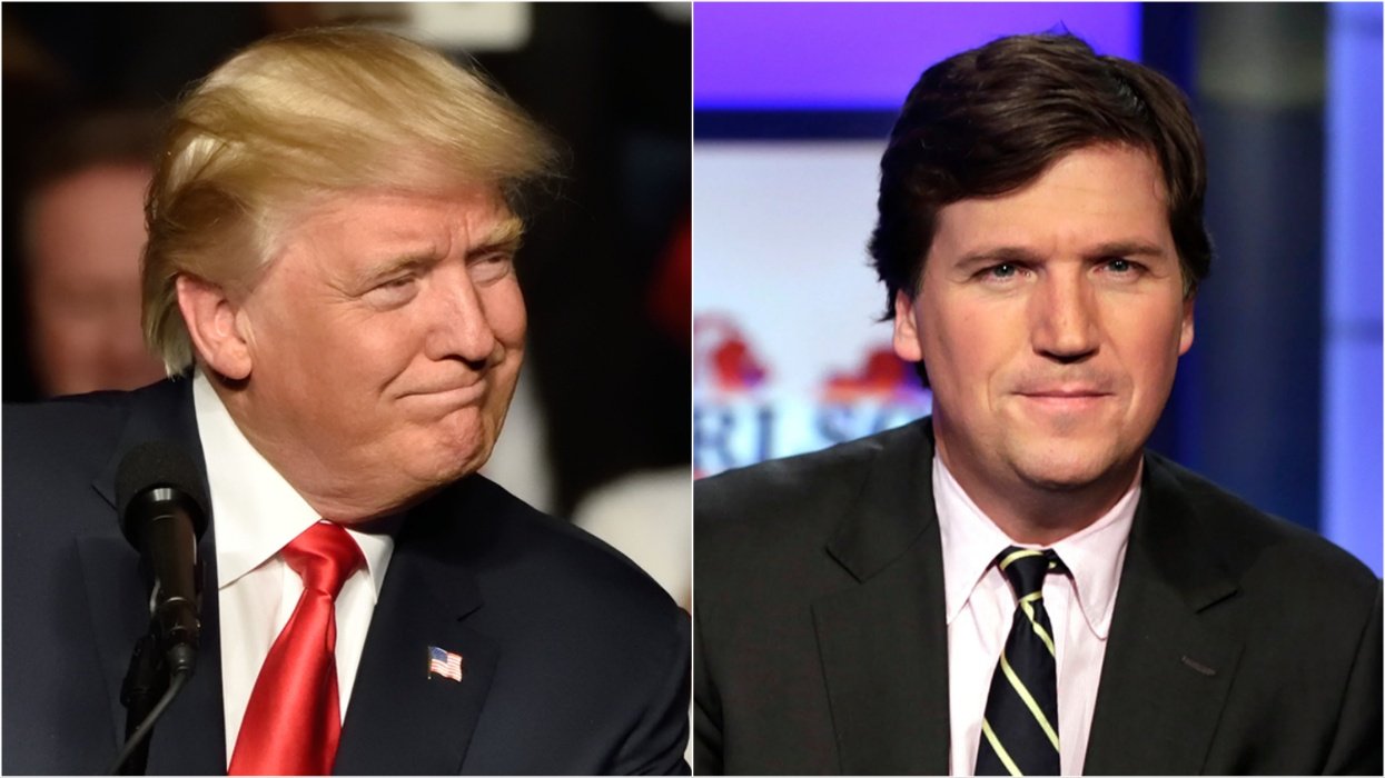 Donald Trump and Tucker Carlson