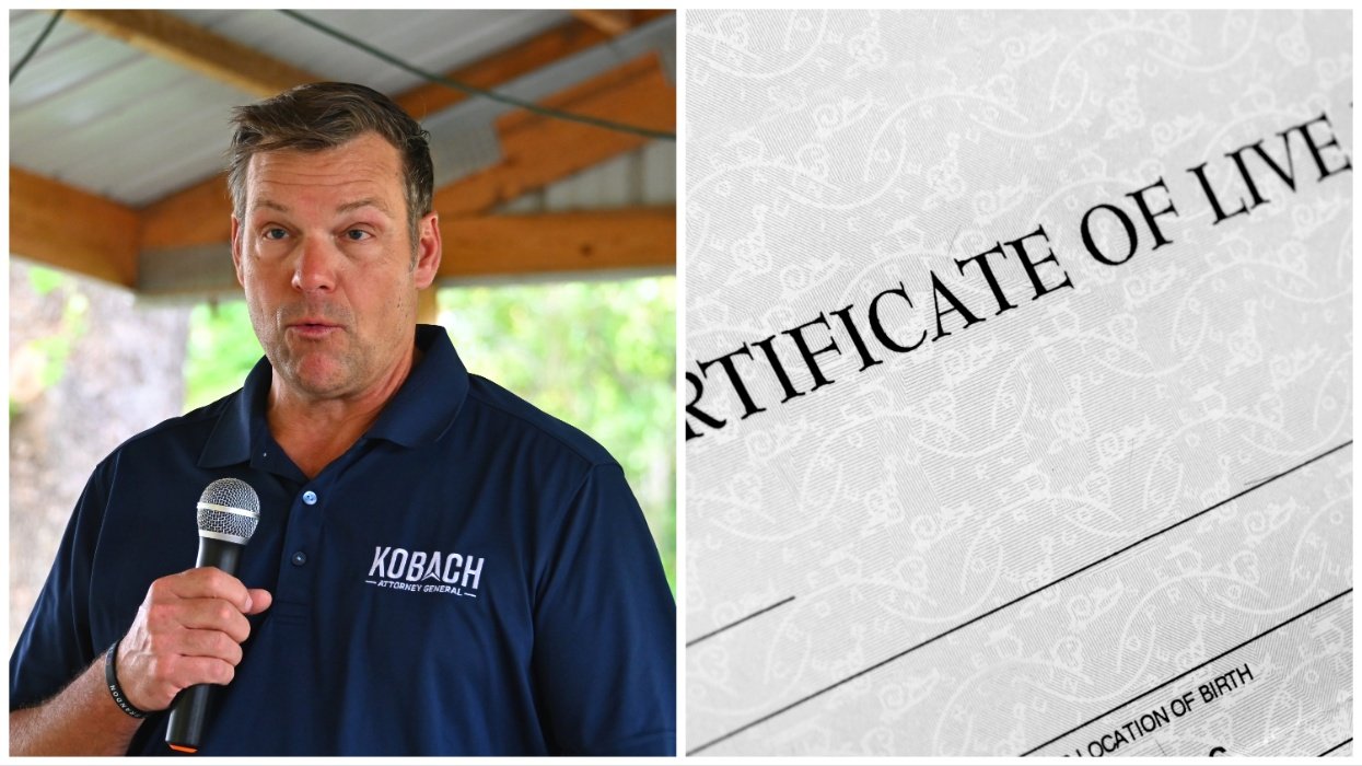 Kris Kobach and birth certificate