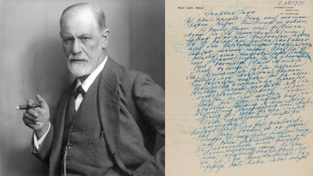 Sigmund Freud and letter