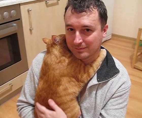 Cat Loves Human Dad - Love Meow