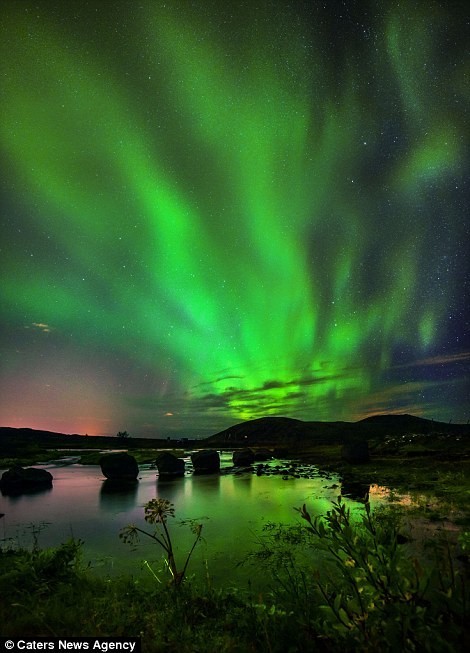 Phoenix Rising – Northern Lights Form Legendary Bird Over Iceland ...