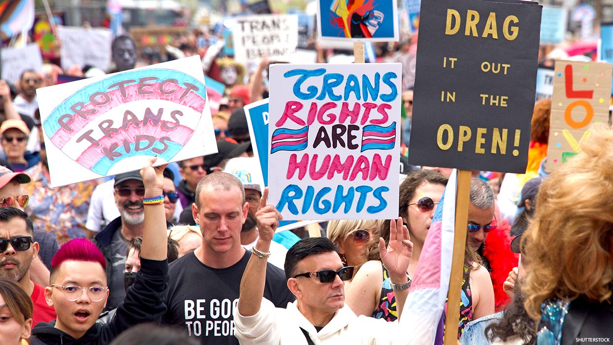 Protect trans kids rally