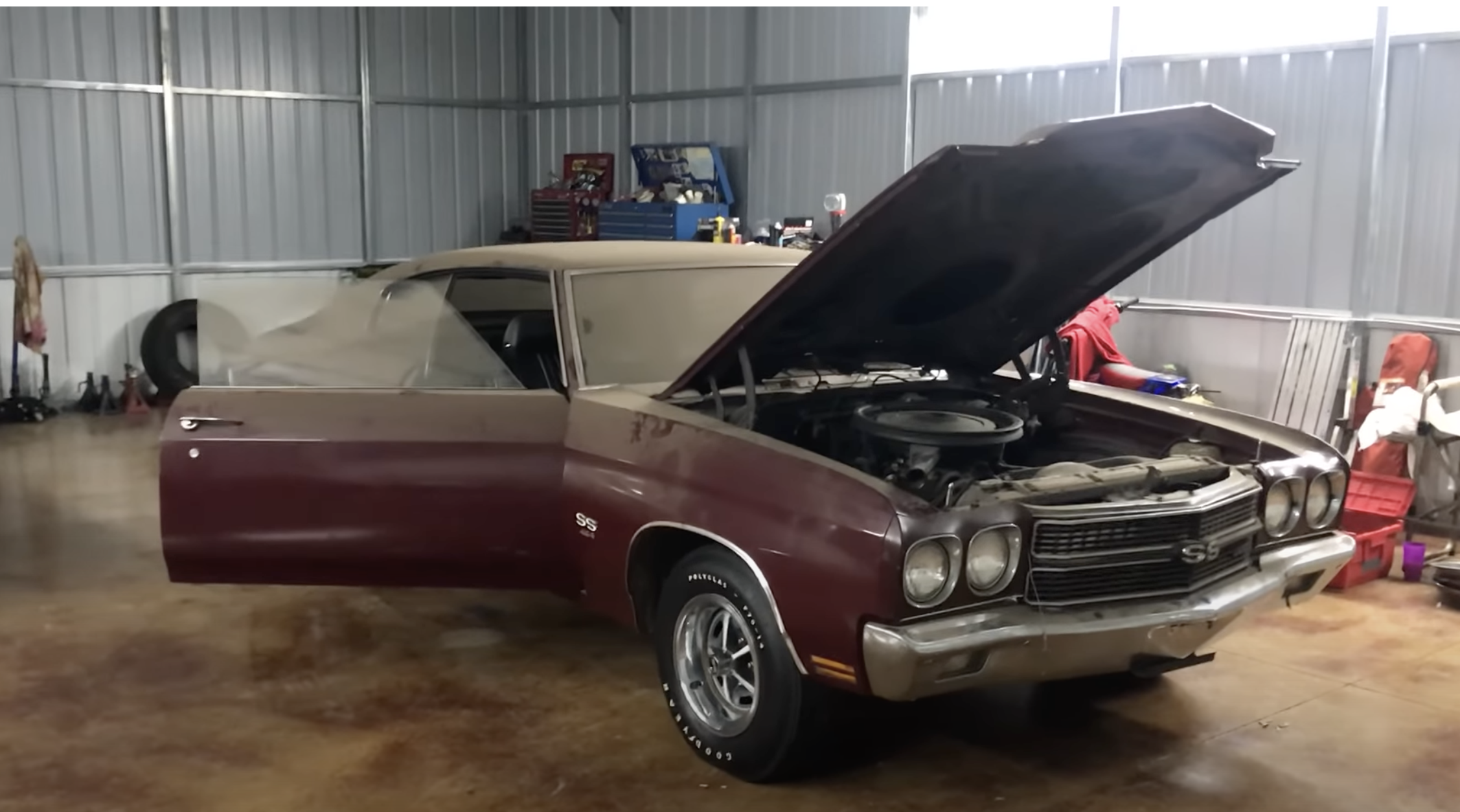 Video: 1970 Chevrolet Chevelle SS 454 LS6 Starts After 45 Years in Storage