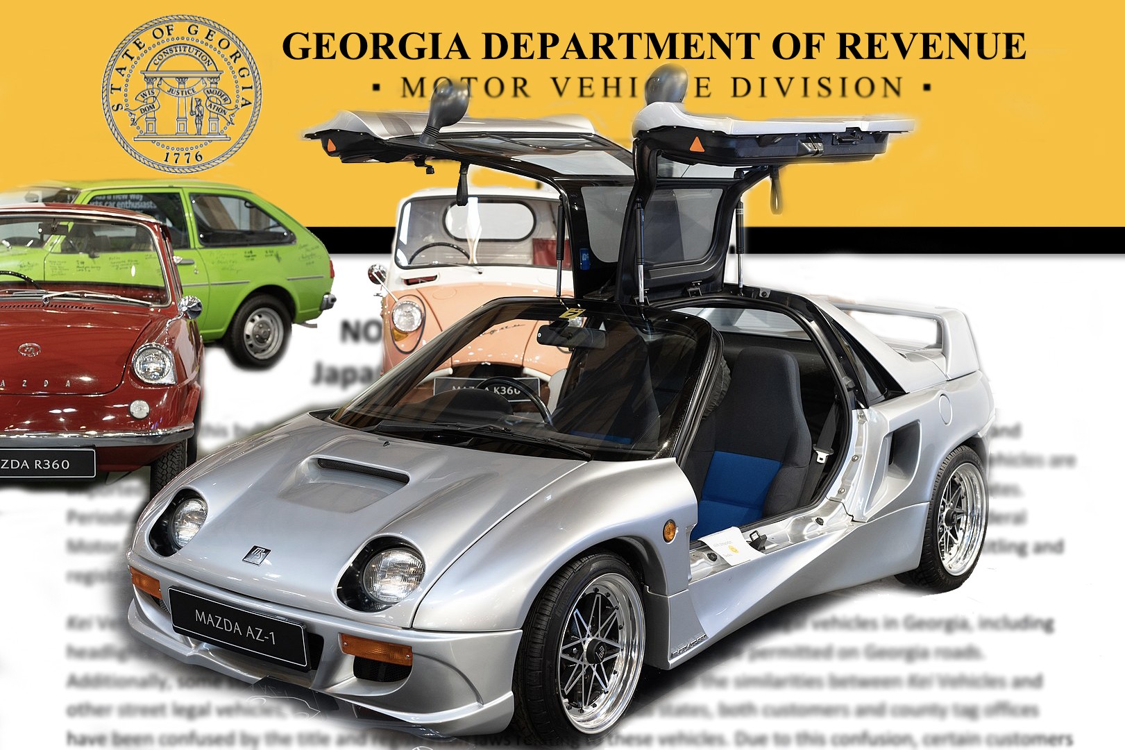 JDM Kei Vehicles in Georgia Could Get Titles Revoked, Determined Unsafe for Street Use