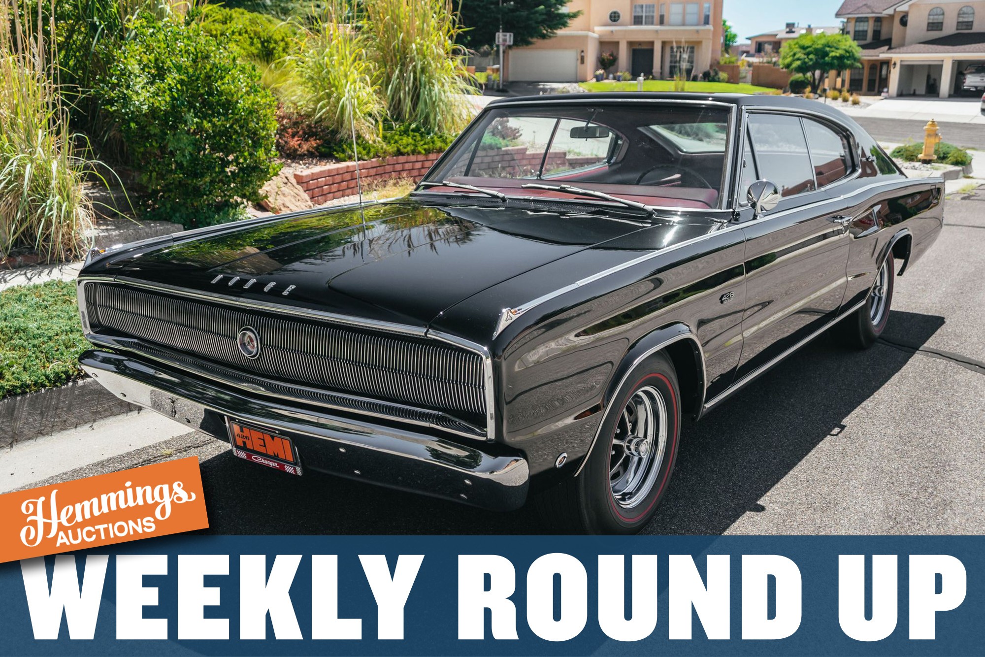 Hemmings Auctions Weekly Round Up: 1966 Dodge Charger Hemi, 1951 Olds 98 Convertible, 1974 Jaguar E-type V12