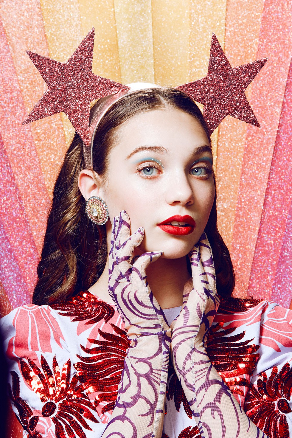 Maddie Ziegler’s Sparkly Beauty Shoot - PAPER