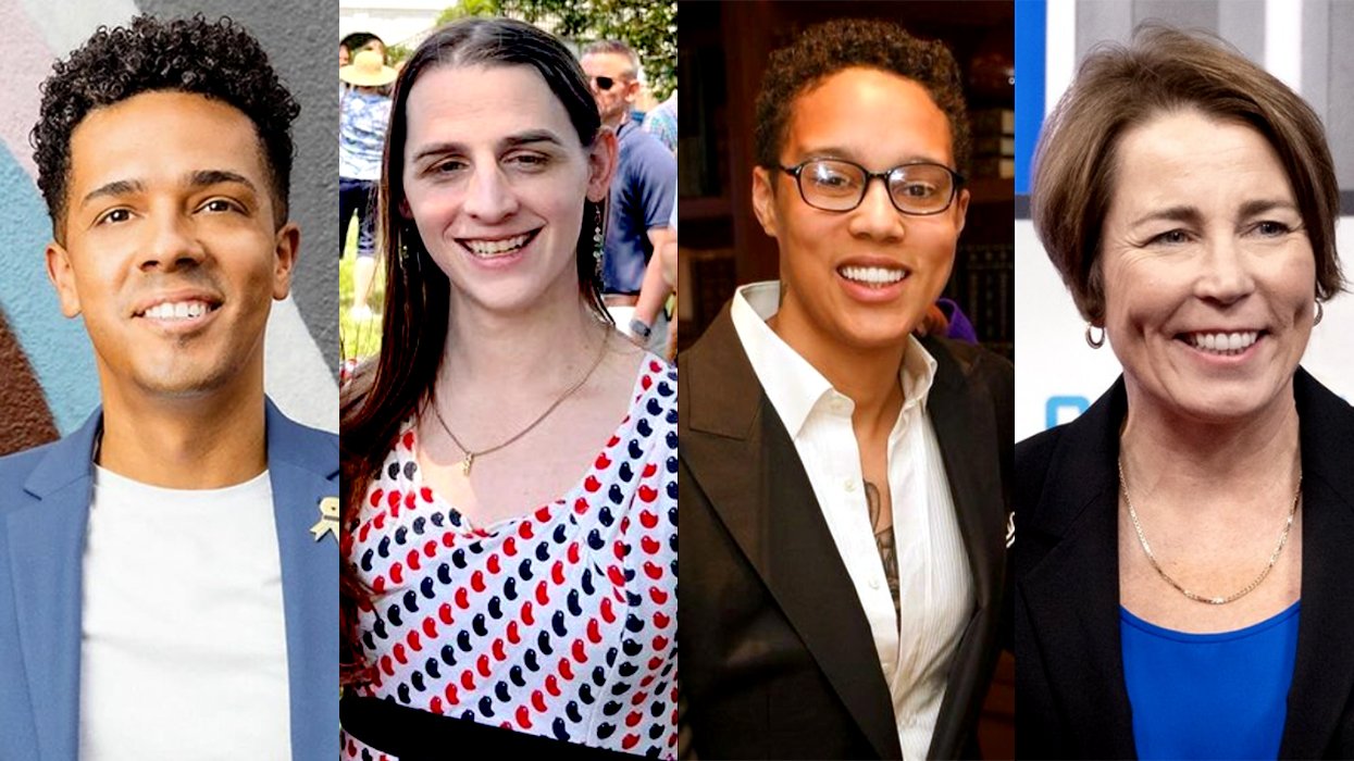 Trailblazers OUT100 Brandon Wolf Zooey Zephyr Brittney Griner Maura Healey