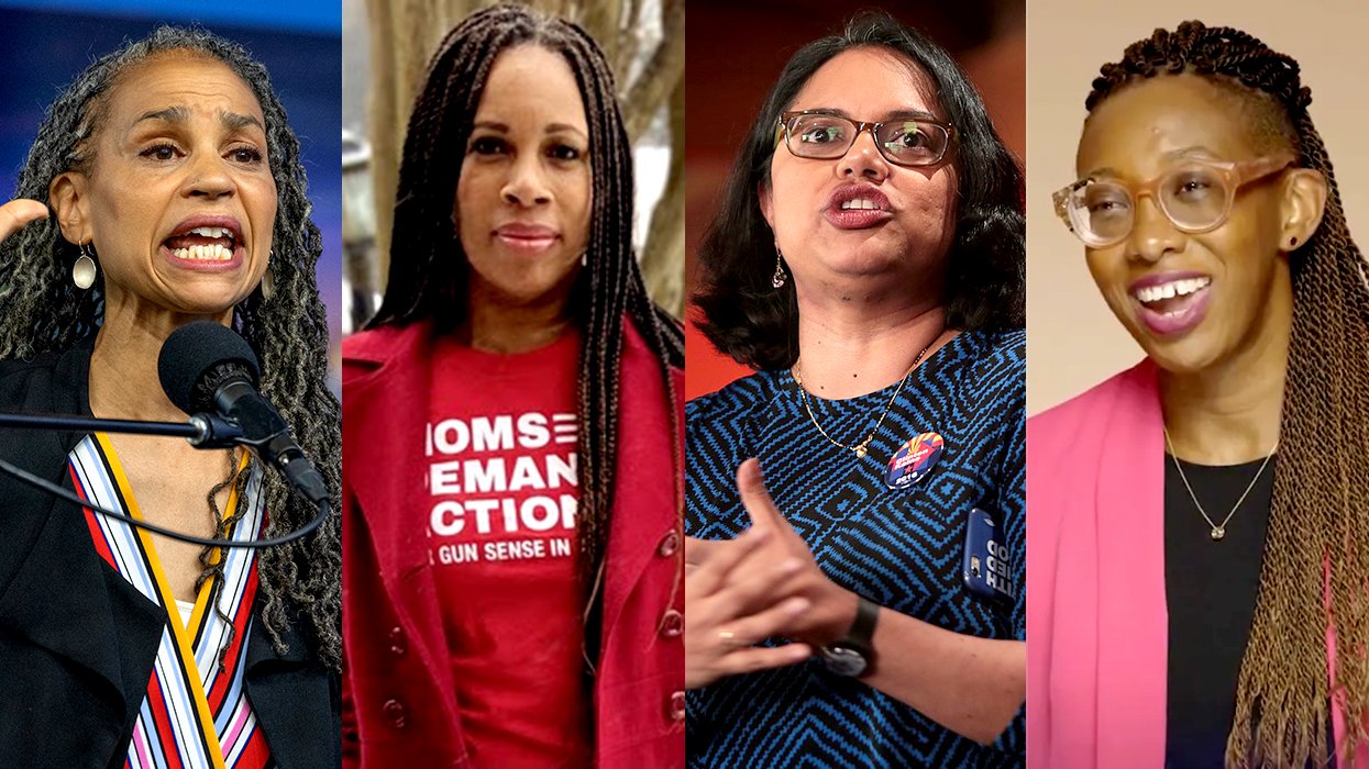 From left: Maya Wiley, Angela Ferrell-Zabala, Mini Timmaraju, and Kelley Robinson