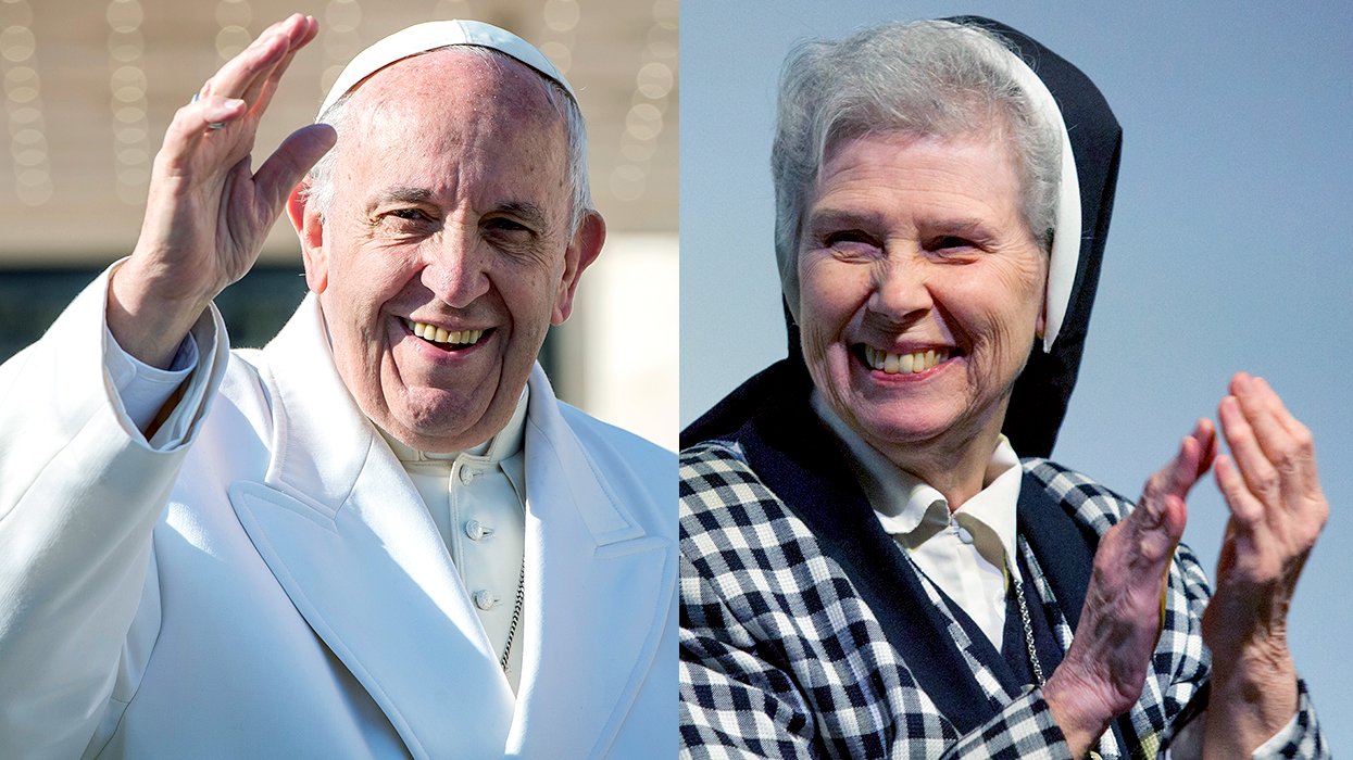 Pope Francis and Sister Jeannine Gramick