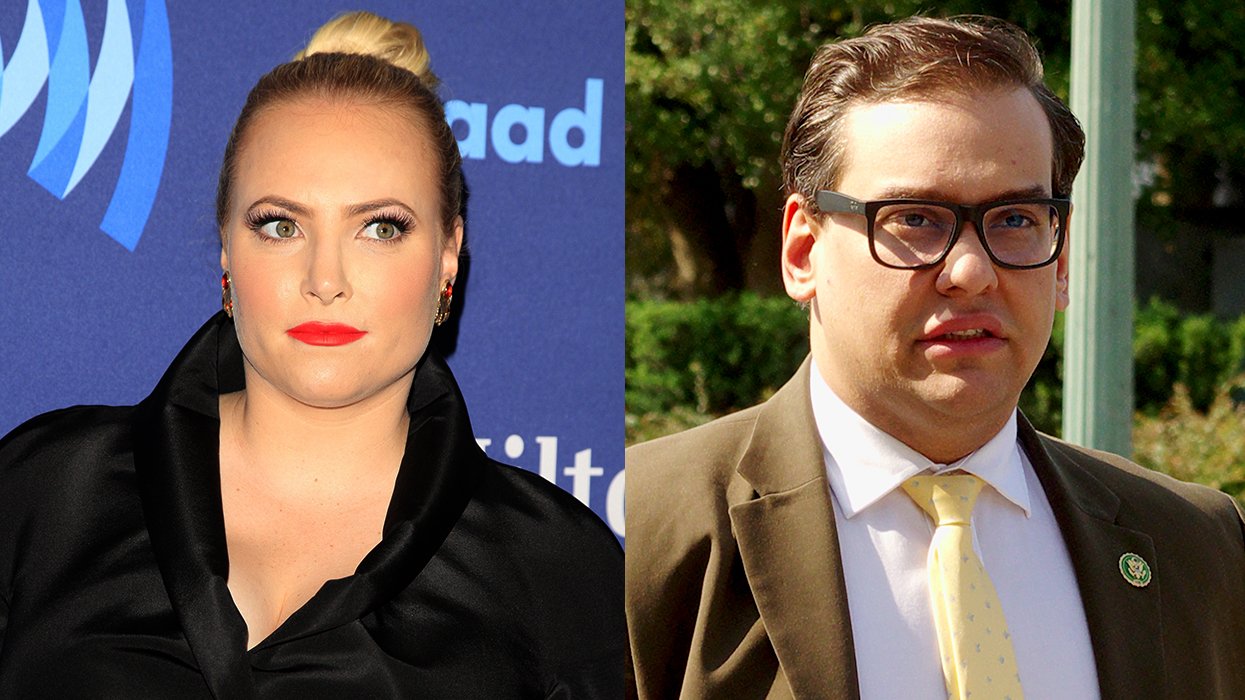 Meghan McCain and George Santos