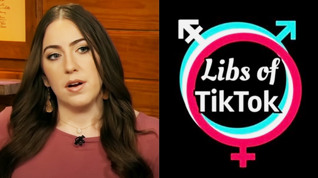 Chaya Raichik and Libs of TikTok logo