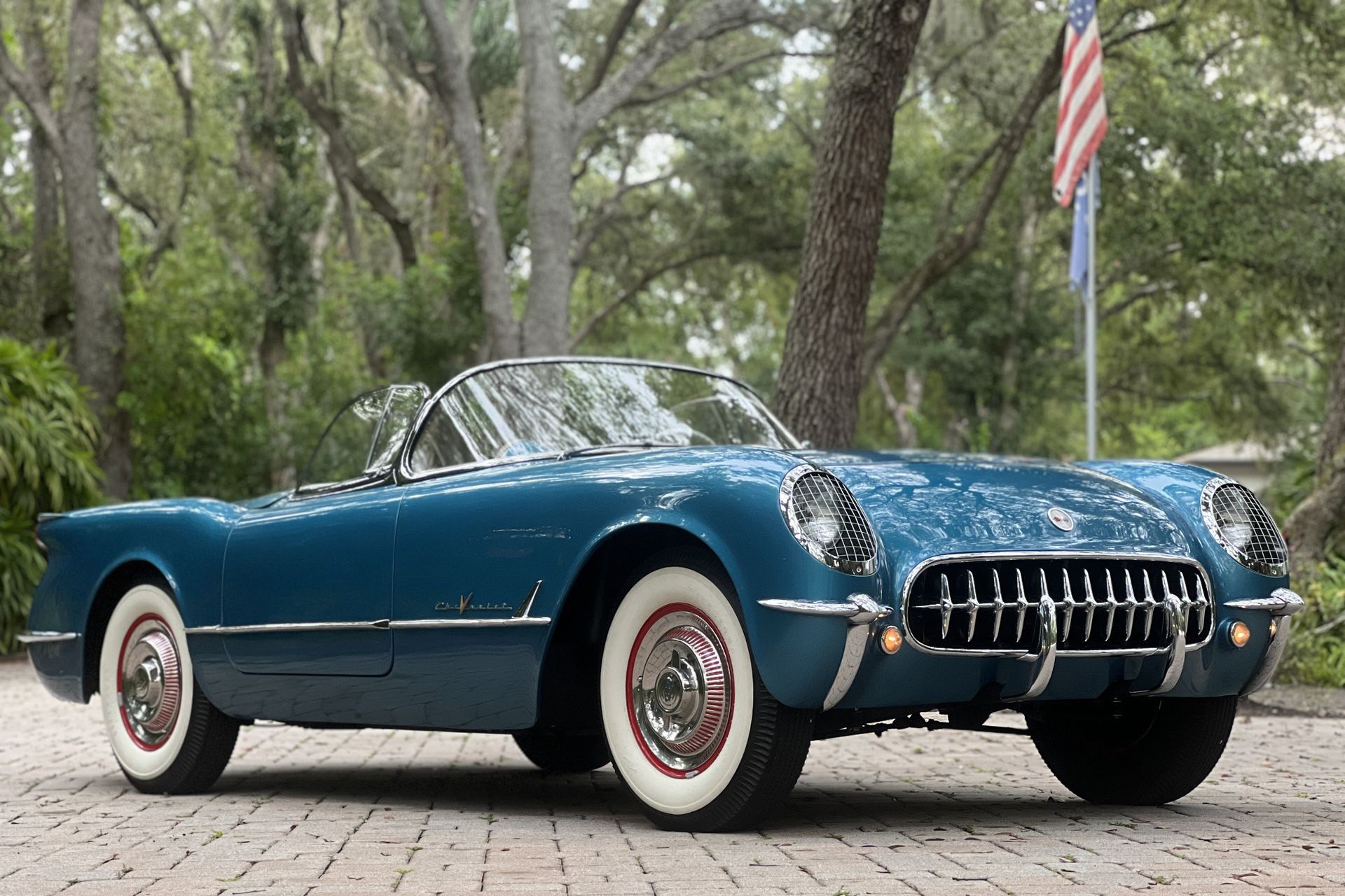 This Rare 1955 Corvette Is from the Year the Legend First Got V8 Power