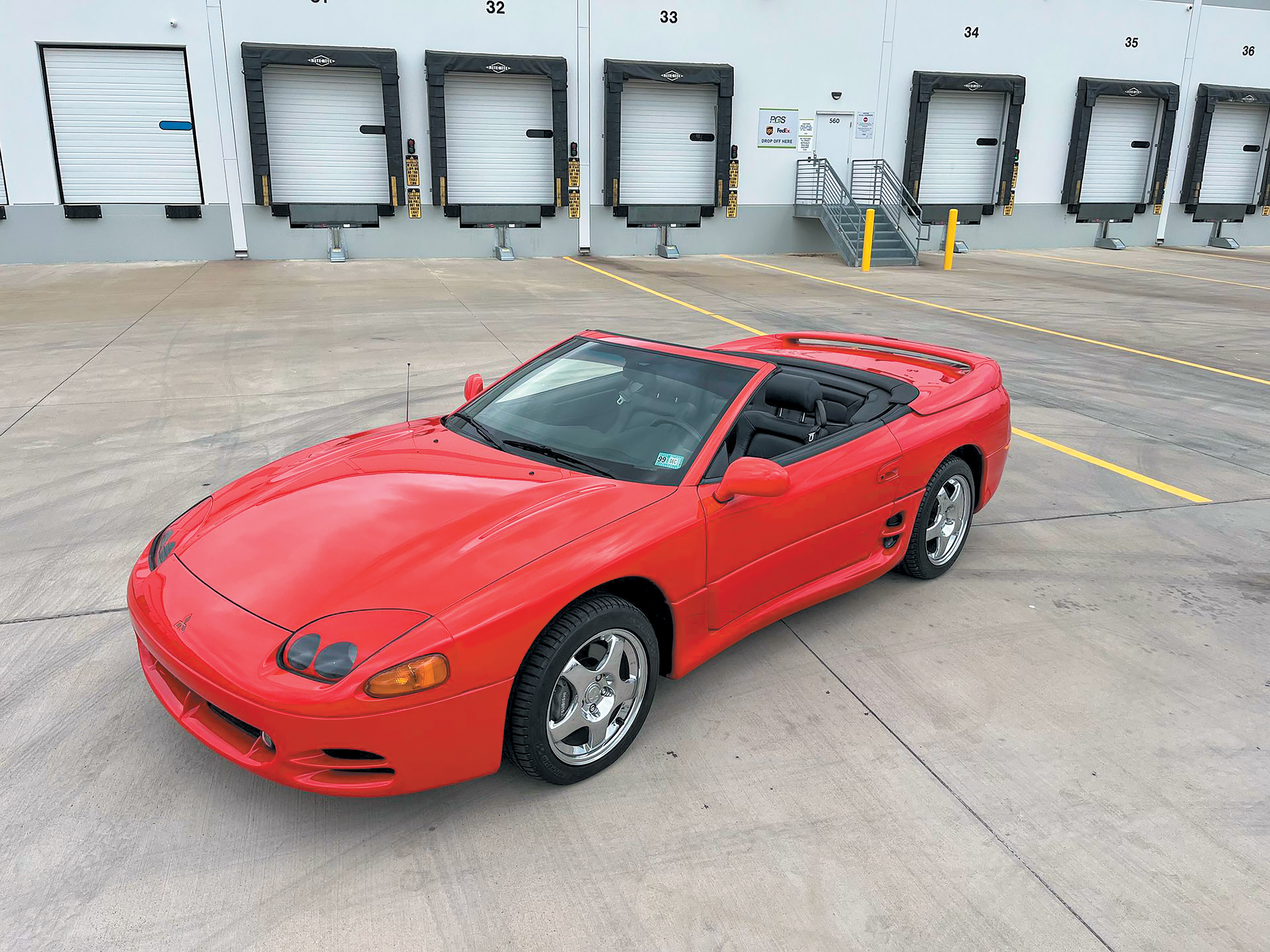 The 1995-'96 Mistubishi 3000GT Spyder Started The Folding Hardtop Convertible Trend