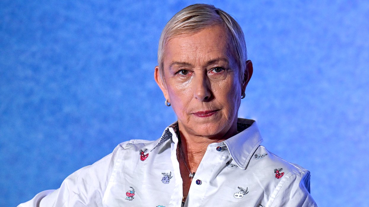 Grumpy Martina Navratilova