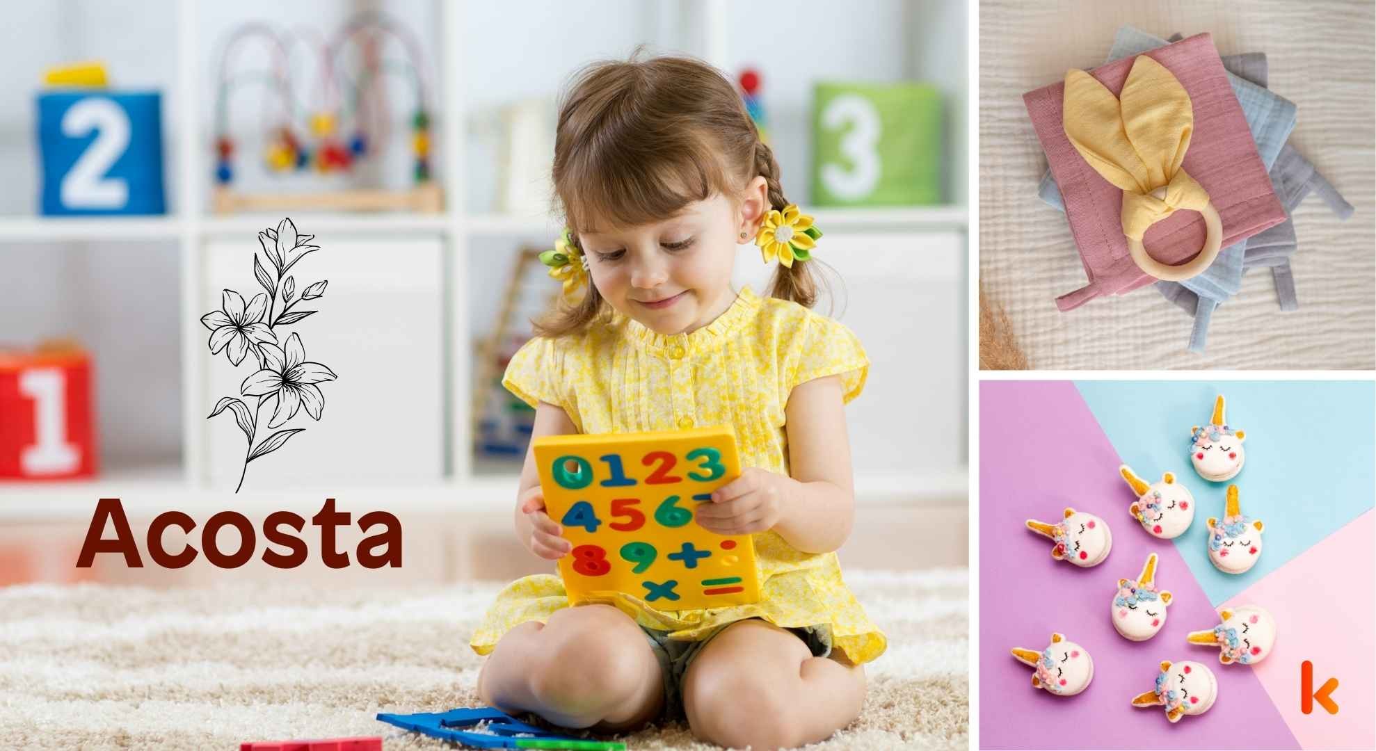 Meaning Of The Name Acosta Baby Names Kidadl