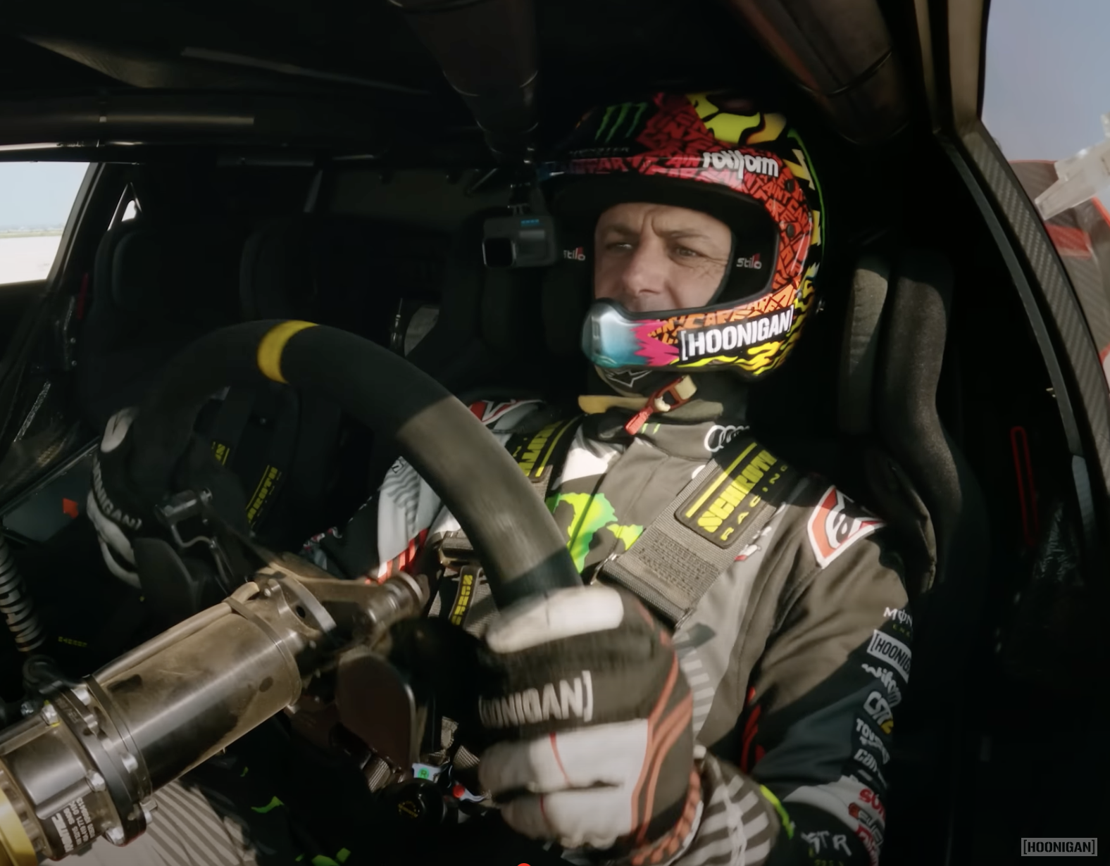 Video: Never Seen Footage of Ken Block Drifting Audi S1 Hoonitron Released in Final Video