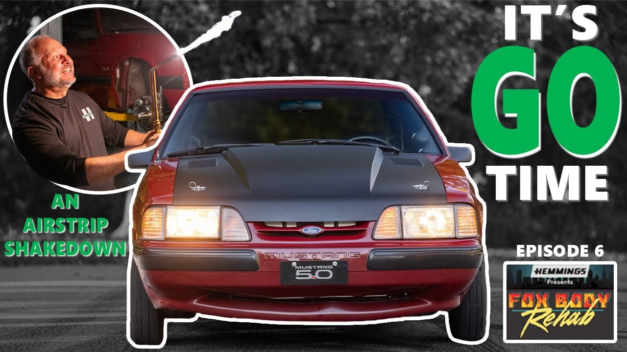 Fox Body Rehab Finale: We Set Our Finished Supercharged Ford Fox Body Mustang Loose on an Airstrip! ​