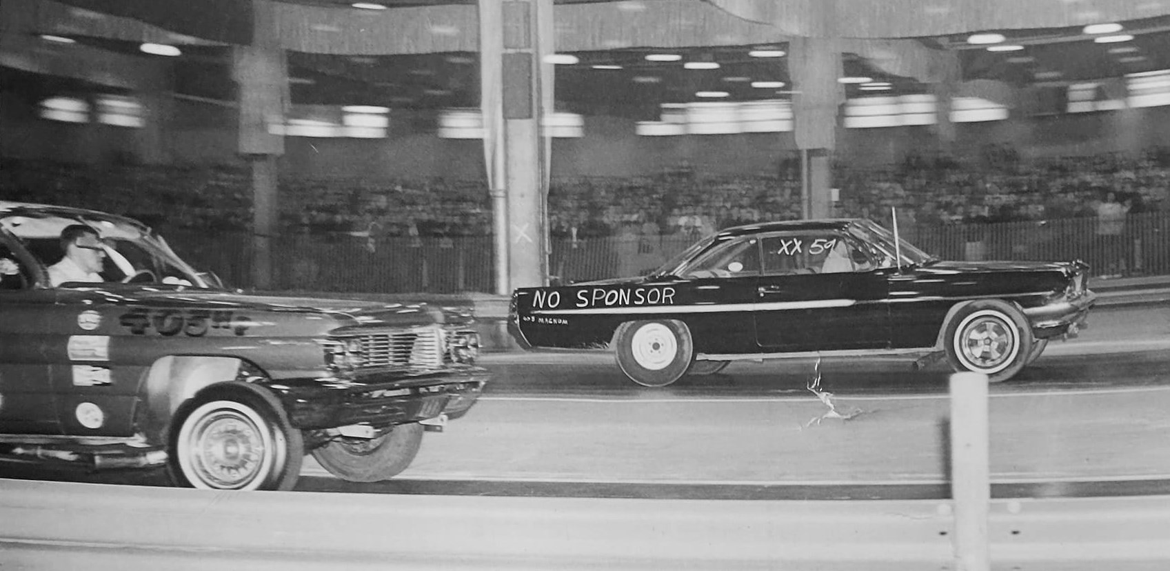 Back to the '60s: Indoor Vintage Drag Racing Was a Thing