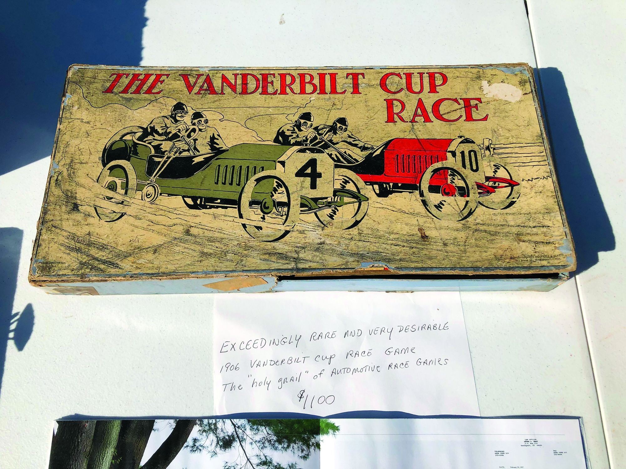 The Vanderbilt Cup Race is the Holy Grail of Vintage Auto Racing Board Games