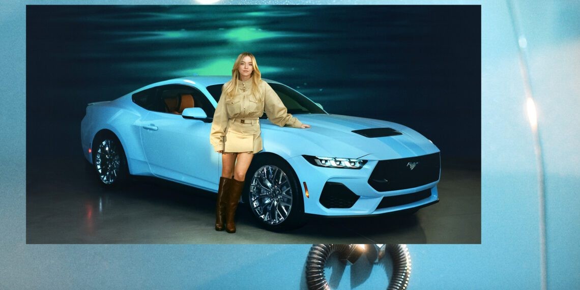 Ford Teams with Actress Sydney Sweeney for Custom 2024 Ford Mustang GT Giveaway