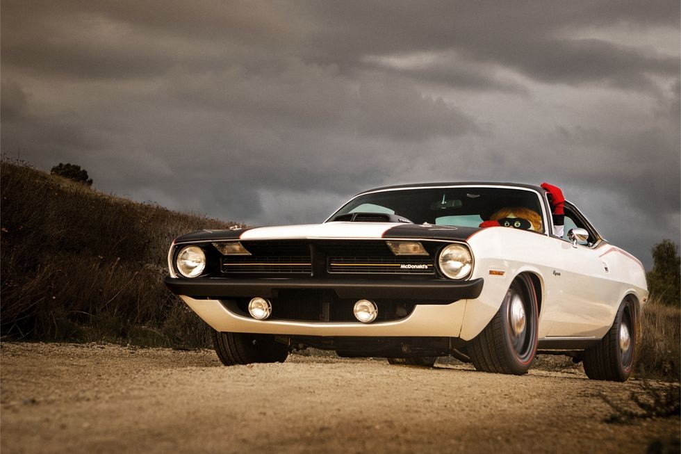 McDonald's Hamburgler is Driving Across the United States in a Custom 1970 Plymouth Barracuda